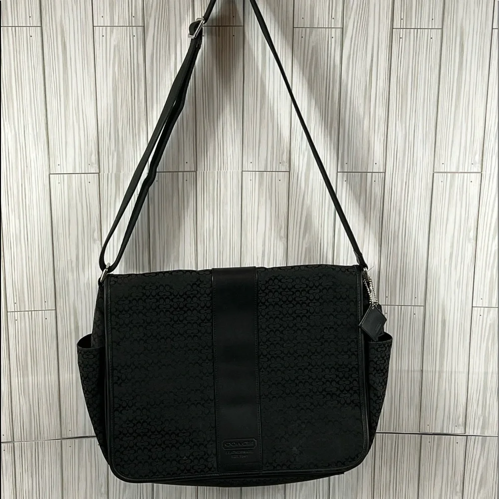 Coach Hudson Signature Commuter Bag Large - Picture 2 of 9